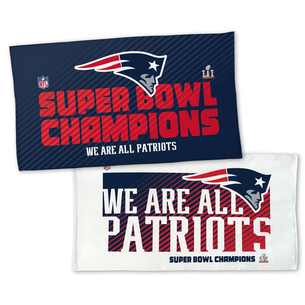 WinCraft New England Patriots Super Bowl LI Champions 22" x 42" On-Field Celebration Locker Room Towel