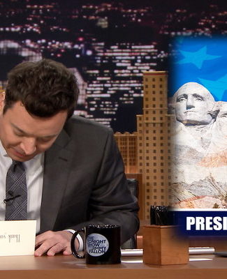 Watch Jimmy Fallon write thank you notes on Friday February 17, 2017 to President's Day, all-in-one shampoos and conditioners and much more in the video below.