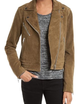 rag & bone/JEAN Mercer Suede Moto Jacket Dark Olive suede moto jackets spring 2017