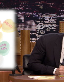Watch Tonight show host Jimmy Fallon write his weekly thank you notes to former President Barack Obama, Jeff Sessions, Dominos pizza, candy hearts and more on the Friday, February 10, 2017 episode of the Tonight show.