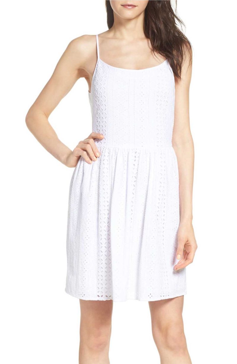 A BY AMANDA Delia Skate Dress Cotton Lace skater dresses spring 2017