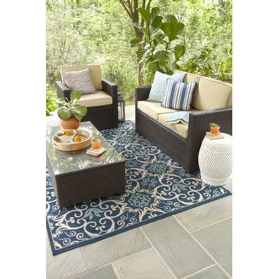 Alcott Hill Carleton Navy Area Rug Wayfair summer preview sale