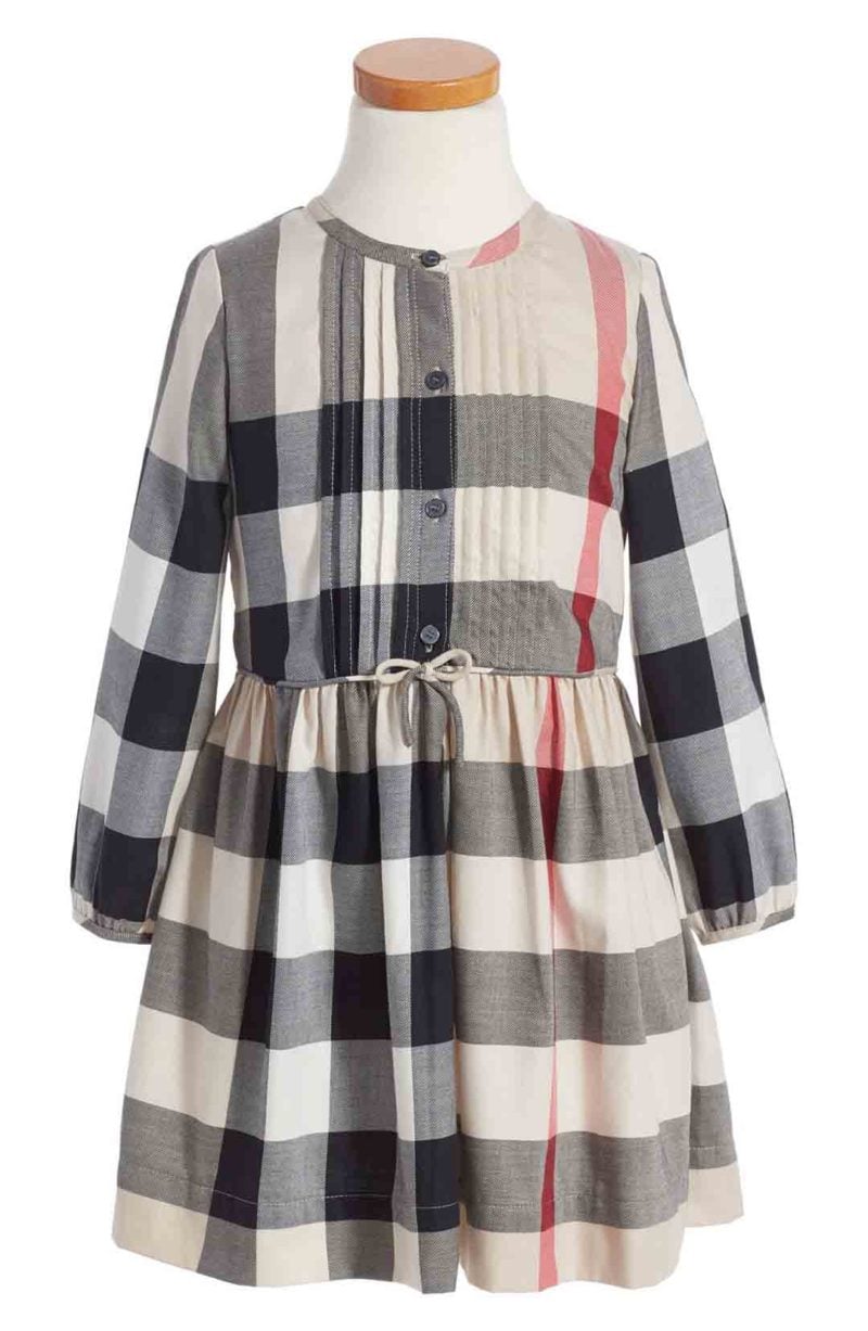 BURBERRY Cassie Check Dress New Classic Little Girls easter dresses for little girls 2017 style