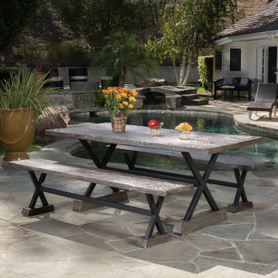 Brayden Studio Theus Picnic Table Brown Wayfair summer preview sale