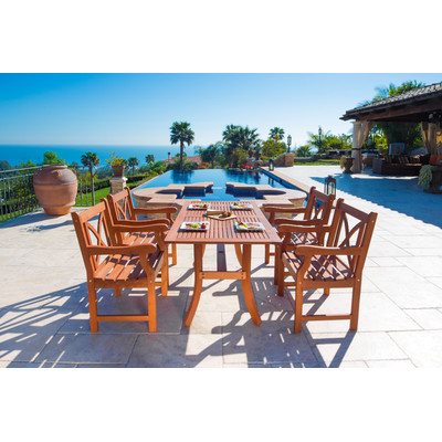 Breakwater Bay Blythe 5 Piece Dining Set Eco-Friendly Eucalyptus Wayfair summer preview sale