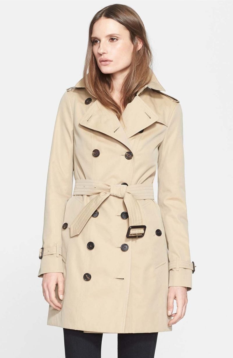 Burberry London 'Sandringham' Slim Trench Coat Honey  trench coats spring 2017