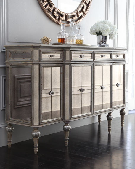 Dresden Four-Door Mirrored Buffet Horchow friends and family sale
