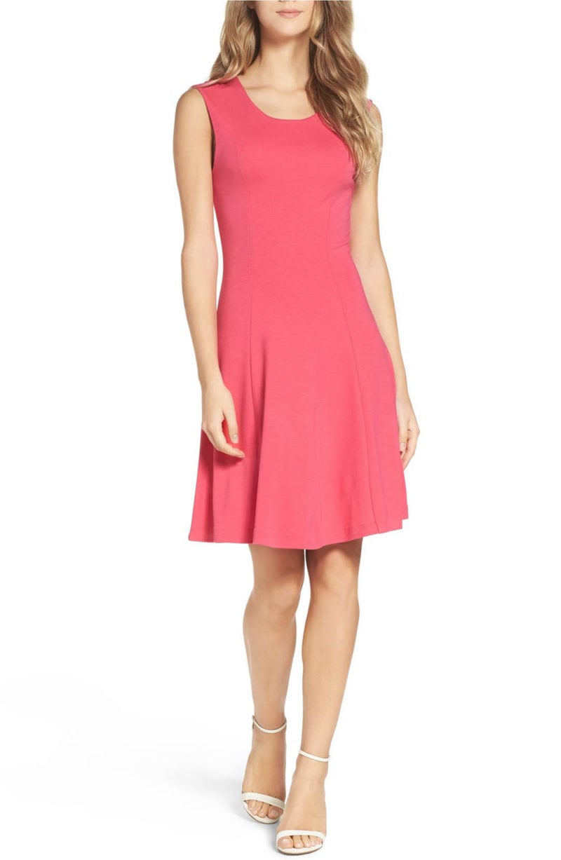 FRENCH CONNECTION Botero Fit & Flare Dress Hot Primrose fit and flare dresses easter 2017