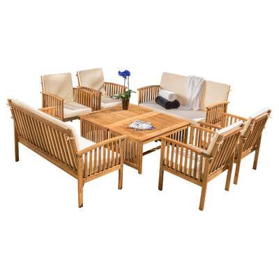 Home Loft Concepts Dakota 8 Piece Seating Group with Cushion Wayfair summer preview sale