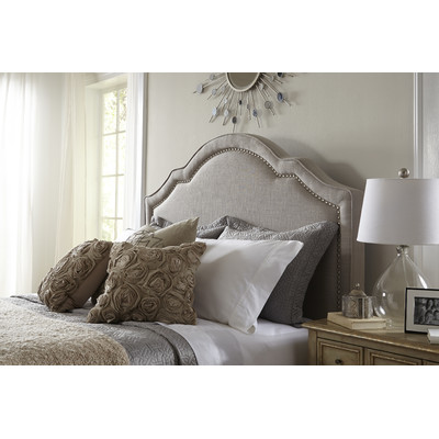 House Of Hampton Harmincourt Upholstered Panel Headboard Nailhead Trim Wayfair upholstered furniture sale