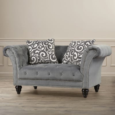 House of Hampton Kirkby Loveseat wayfair upholstered furniture sale