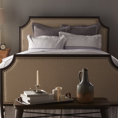Laurel Foundry Modern Farmhouse Brandy Queen Upholstered Panel Bed Wayfair upholstered furniture sale