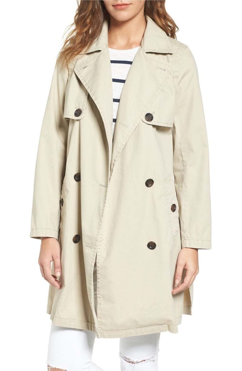 Madewell Abroad Trench Coat Dark Rope trench coats spring 2017