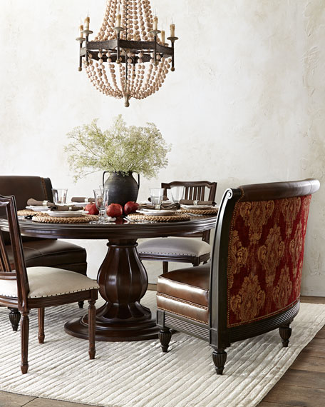 Massoud Tanguay Banquette Rust Brown Horchow friends and family sale