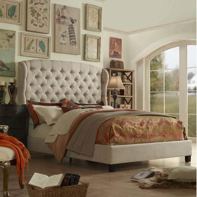 Mulhouse Furniture Felisa Tufted Upholstered Panel Bed Wayfair upholstered furniture sale