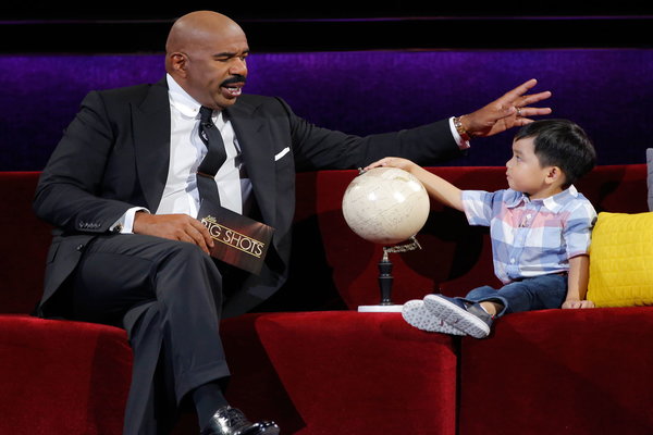 Watch Little Big Shots Season 2 Episode 3 "New Sheriff In Town" Videos, Sunday, March 19, 2017. Meet this very intelligent four year old boy named Nathan Bognot of Westminster, California. He can name every country in the world. Watch Nathan and Steve battle it out in the Where In The World Quiz.