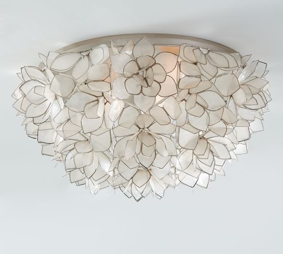 Pottery Barn CAPIZ OVERSIZED FLUSHMOUNT pottery barn buy more save more sale