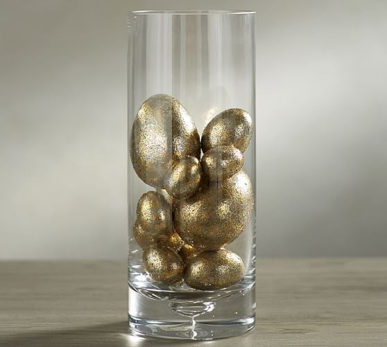Pottery Barn FOIL EGGS VASE FILLER pottery barn easter decor sale