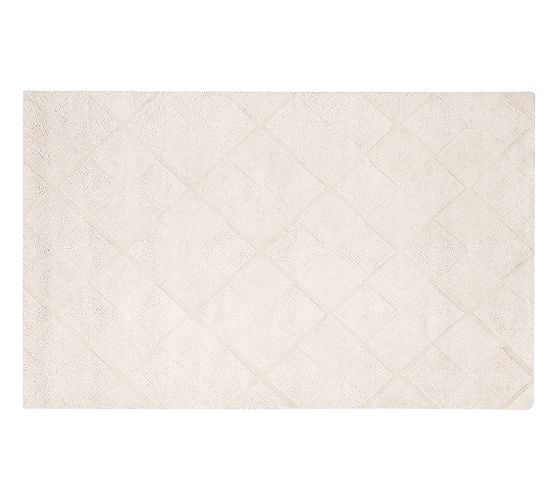 Pottery Barn MAE DIAMOND TUFTED RUG pottery barn buy more save more sale