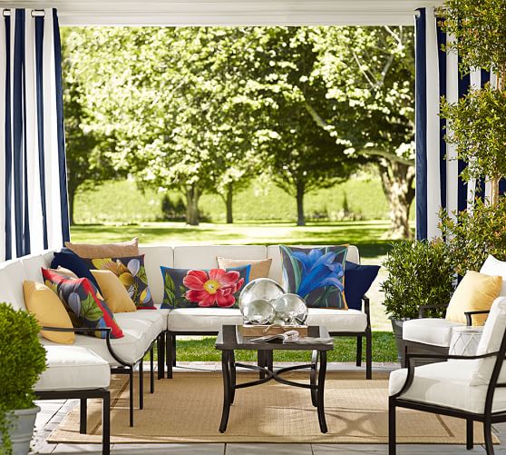 Pottery Barn RIVIERA SECTIONAL SET Outdoor aluminum pottery barn buy more save more sale march 2017
