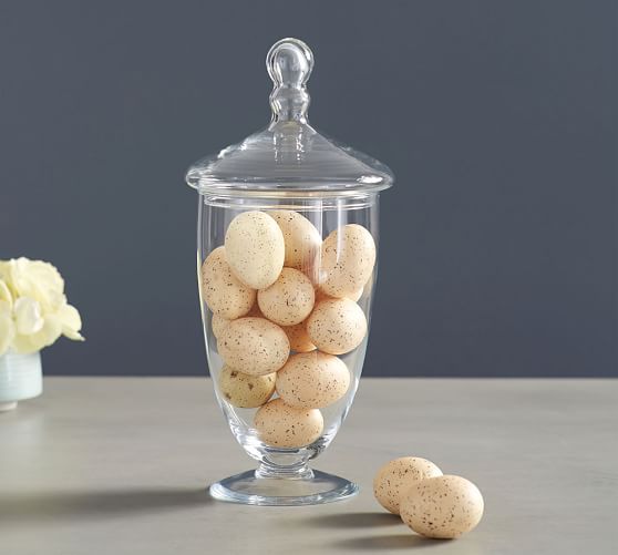 Pottery Barn SPECKLED NATURAL EGGS VASE FILLER easter decor sale