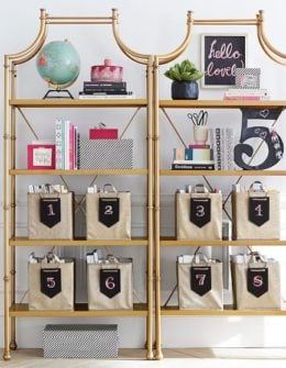 Pottery Barn Teen Maison Bookcase Gold pottery barn teen mega sale