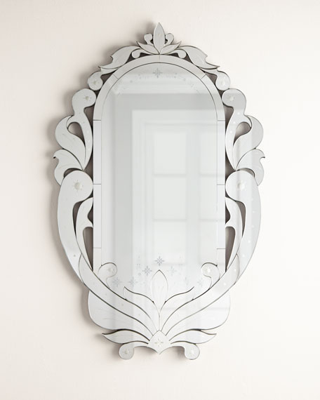 Queen Venetian Mirror Silver Horchow friends and family sale