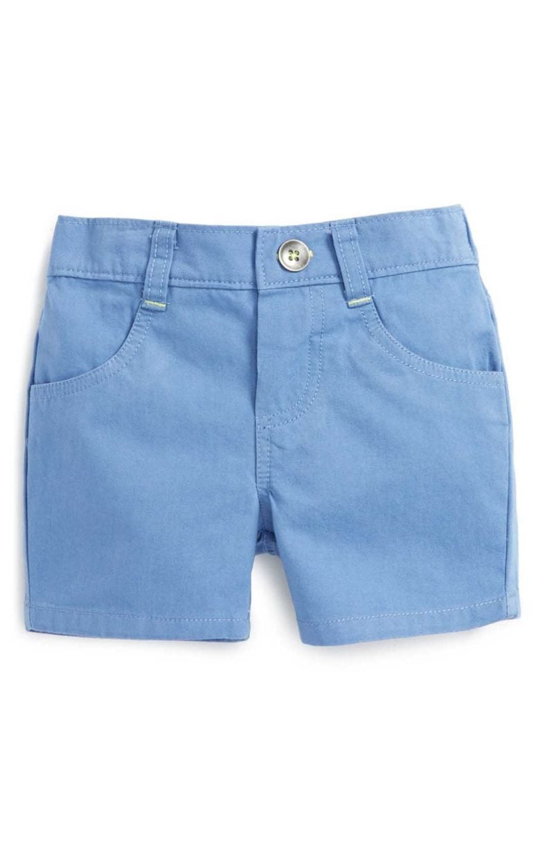 ROBEEZ® Cotton Twill Shorts Ocean Blue easter outfits for baby boys