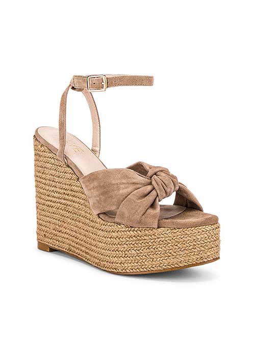 Raye Dee Wedge Wedge Sandals Taupe platform espadrille wedges sandals