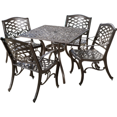 Rosalind Wheeler Tarleton 5 Piece Dining Set Wayfair summer preview sale
