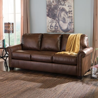 Signature Design by Ashley Lottie DuraBlend Sleeper Sofa Almond Wayfair upholstered furniture sale