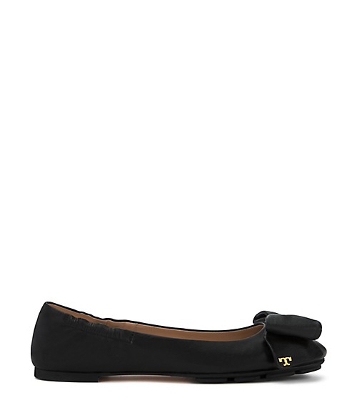 Tory Burch Divine Bow Driver Ballet Flats Black tory burch private sale