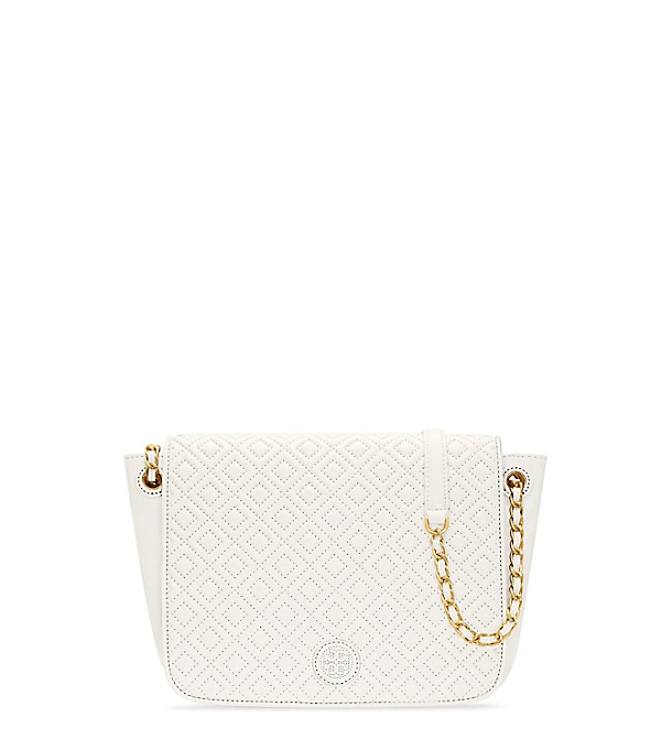 Tory Burch MARION QUILTED SMALL FLAP SHOULDER BAG New Ivory tory burch private sale