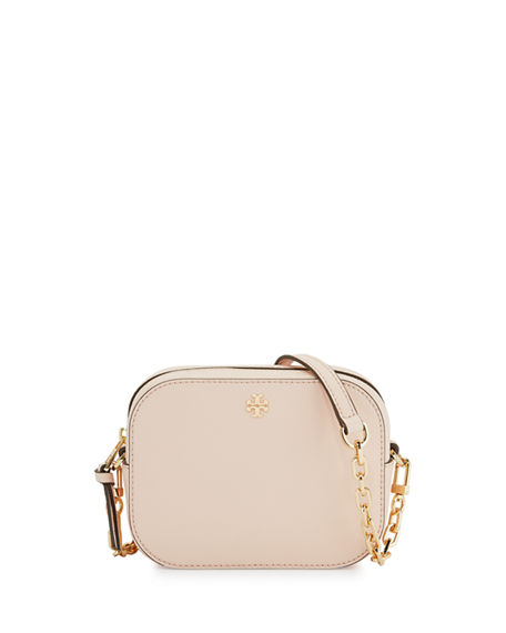 Tory Burch Robinson Round Crossbody Bag Pale Apricot Neiman Marcus st. patrick's day sale