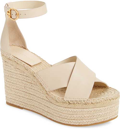Tory Burch Selby Espadrille Wedge Sandal dulce de leche platform espadrille wedges 