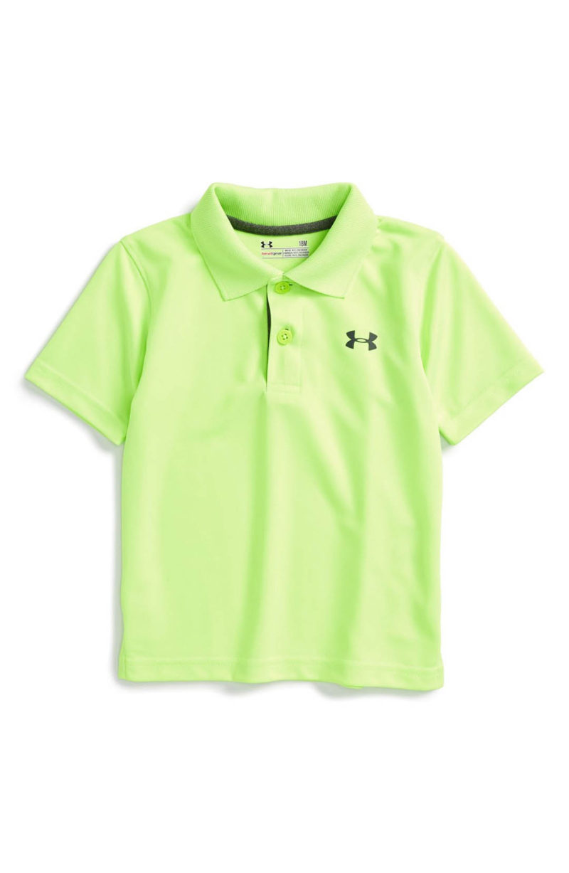 Under Armour Match Play HeatGear® Polo Fuel Green easter outfits for baby boys