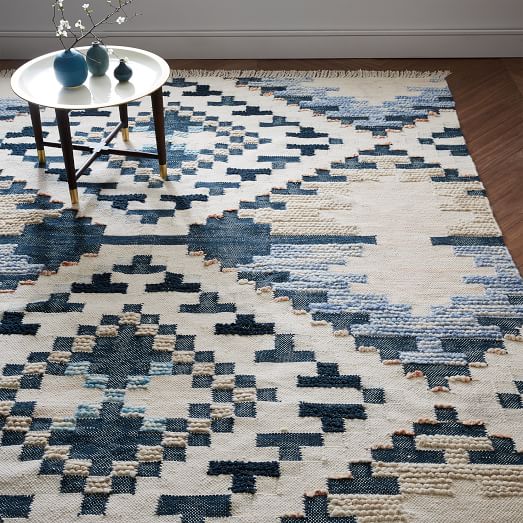 West Elm Checkerboard Diamond Wool Dhurrie 2017 west elm buy more save more sale