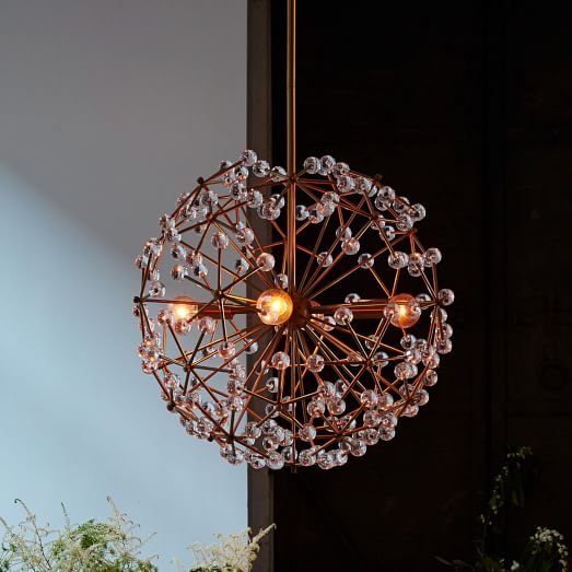 West Elm Floral Burst Chandelier west elm buy more save more sale
