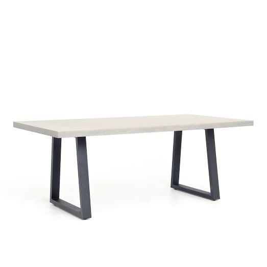 West Elm Slab Dining Table lava stone top iron base west elm buy more save more sale