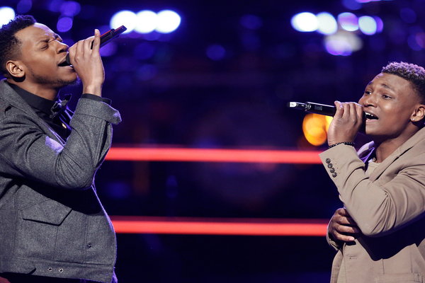 Watch The Voice Season 12 Episode 10 Battles Premiere, Night 2 Videos Tuesday, March 21, 2017. See talented singers 27 Chris Blue Knoxville, Tennessee vs. 18 RJ Collins of Chicago, Illinois (of Team Alicia Keys and advisor DJ Khaled) cover Miguel's hit song "Adorn" beautifully. Be sure to watch the video below to see their stellar performance. Congrats to Chris on winning this round, he is now headed to the knockouts!