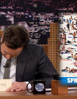 Watch Jimmy Fallon write thank you notes to spring break, Peyton Manning running for senate, March Madness, Costco, the movies "Chips", "Life", Chris Christie and more on the Friday, March 24, 2017 episode of the Tonight Show Starring Jimmy Fallon.