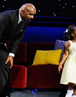 Watch Little Big Shots Season 2 Episode 3 "New Sheriff In Town" Videos, Sunday, March 19, 2017. See adorable five year old Natalie Green of Winnsboro, South Carolina talk to Steve Harvey about her billion view viral video! She loves the Lord and is just the cutest little girl. Rapper Kanye West sampled her on "Ultralight Beam". Little Natalie told Steve she was going to pray for him to stop cussing. ;) You have to watch the video to see her talk about her mom and sisters, and see her teach Steve how to pray.