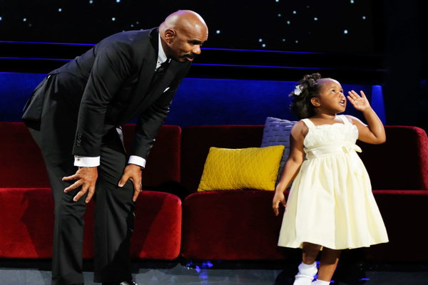  Watch Little Big Shots Season 2 Episode 3 "New Sheriff In Town" Videos, Sunday, March 19, 2017. See adorable five year old Natalie Green of Winnsboro, South Carolina talk to Steve Harvey about her billion view viral video! She loves the Lord and is just the cutest little girl. Rapper Kanye West sampled her on "Ultralight Beam". Little Natalie told Steve she was going to pray for him to stop cussing. ;) You have to watch the video to see her talk about her mom and sisters, and see her teach Steve how to pray. 