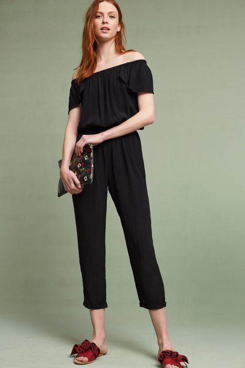 Beachgold Nighttide Jumpsuit Black Anthropologie dresses sale