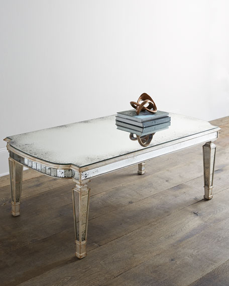 John-Richard Collection Dara Mirrored Coffee Table Horchow buy more save more sale