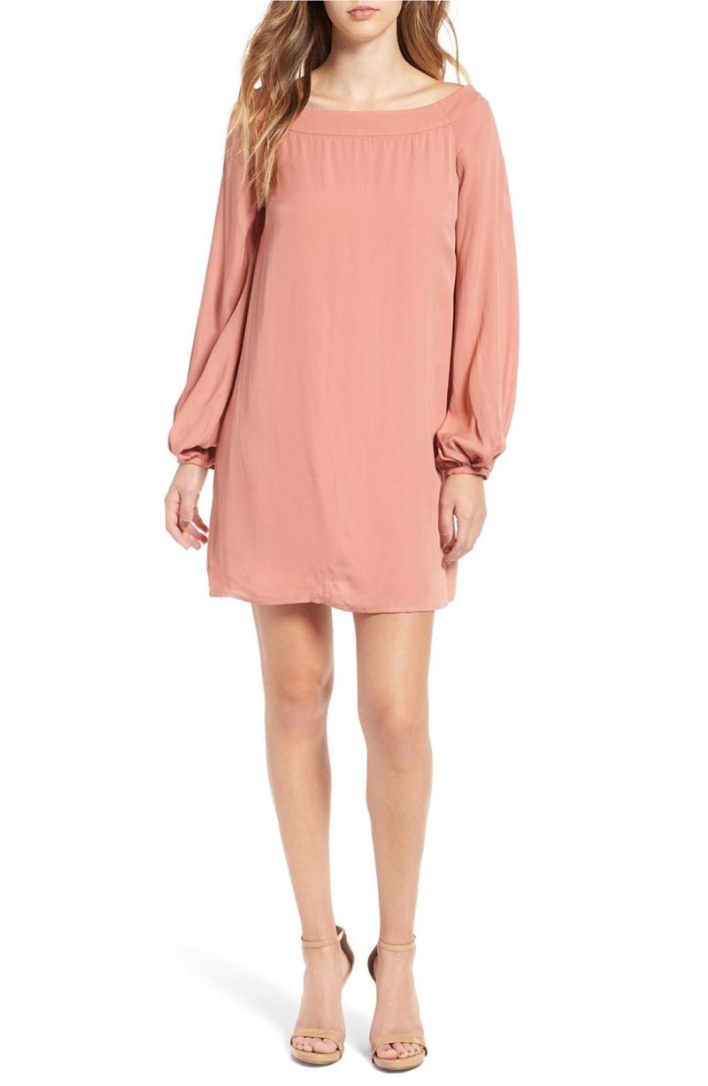 KEEPSAKE THE LABEL Celestial Shift Dress Dusk long sleeve dresses easter 2017