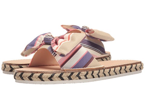Kate Spade New York Idalah Bow Slides Multicolor Berber Stripe