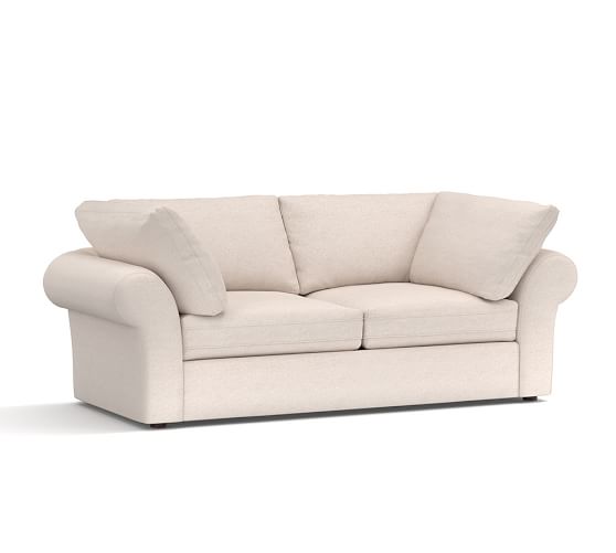 PB AIR UPHOLSTERED SOFA Pottery Barn earth day sale