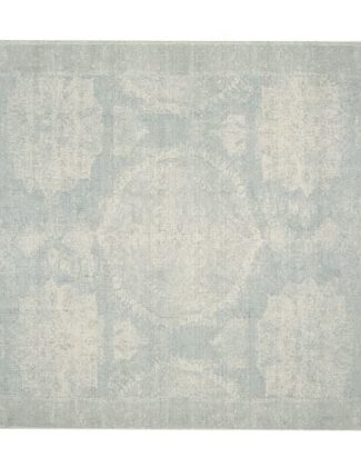 Pottery Barn BARRET PRINTED RUG - PORCELAIN BLUE pottery barn rugs sale