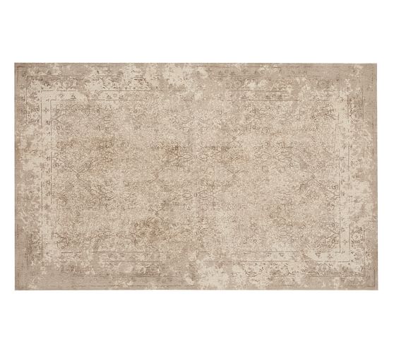 Pottery Barn CECILIA PRINTED RUG - NEUTRAL MULTI pottery barn rugs sale